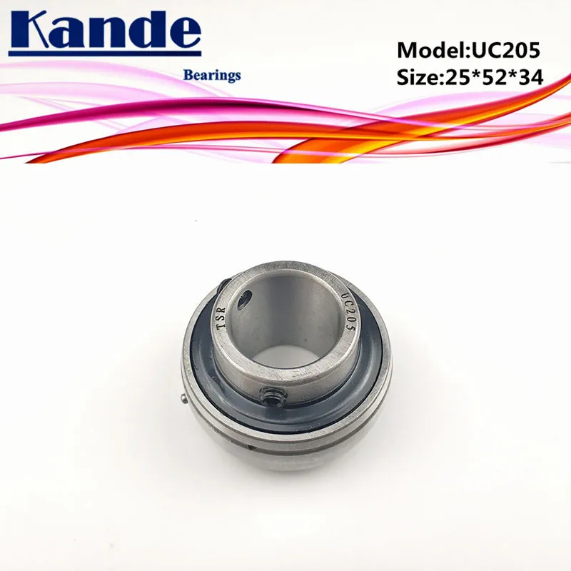 1pc UC 205 UC205-14 ID: 7/8" UC205-16 ID: 1" pillow block bearing UC205 UC 205-14 UC205-16 Kande