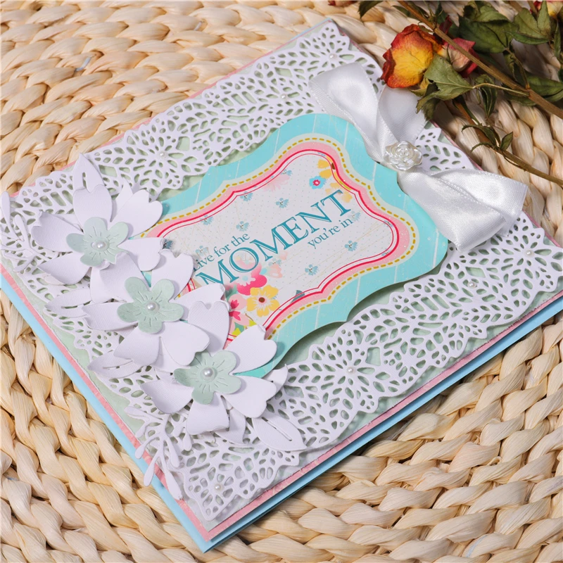 Штампы для резки бумаги DiyArts квадратные рамки трафареты штамповки шаблоны