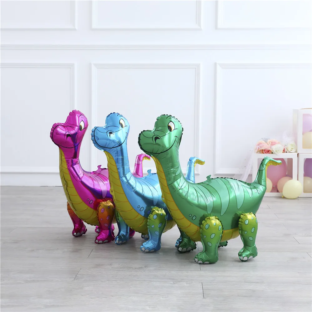 1 шт. большой 4D ходячие шары динозавра фольга воздушные шарики в виде животных для