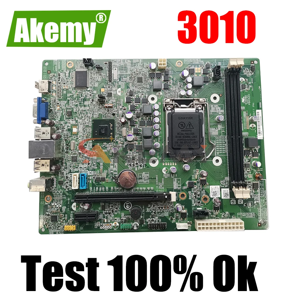 Akemy 10106-1 для Dell OptiPlex 3010 материнская плата формата SFF 48.3EQ02.011 3010SFF CN-0T10XW T10XW F6X5P 100%