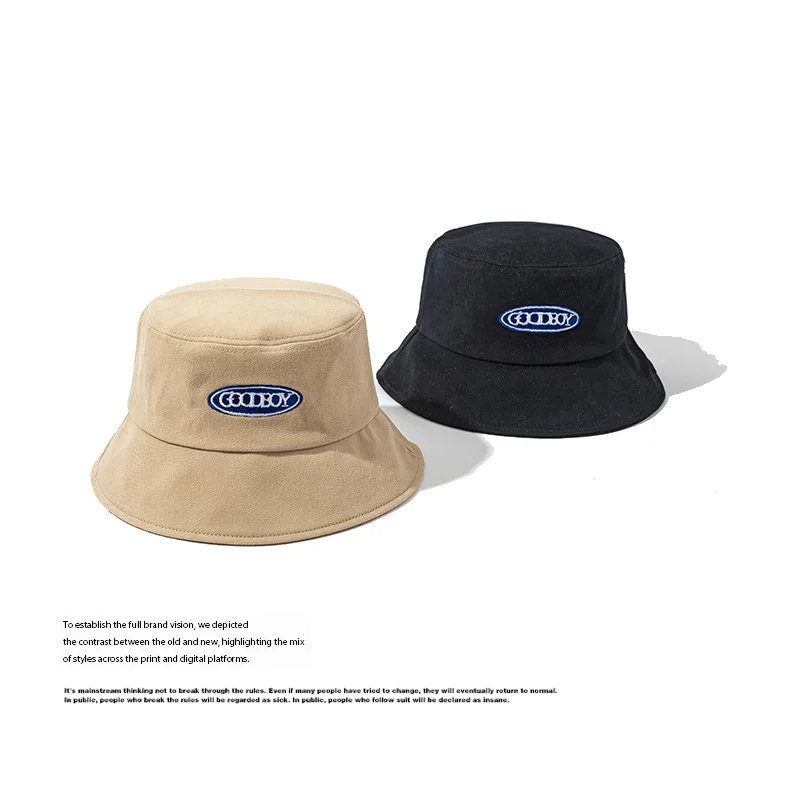 New  Fisherman Hat Fashion Summer Ladies Sun Hat Tide Letter Printing Wild Basin Hat Hip Hop Bucket Hat General D720