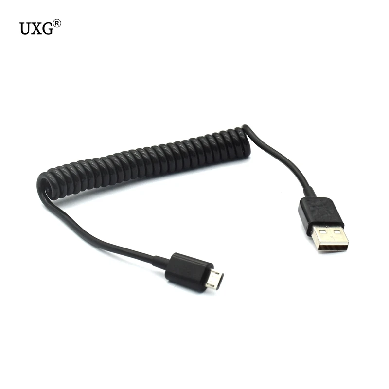 Пружинный кабель USB 2 0/Micro спиральный 5-контактный адаптер цифровой разъем для