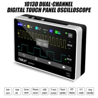 fnirsi ads 1013d portable digital tablet oscilloscope dual channel 100m bandwidth 1gs sampling rate touching screen oscilloscope