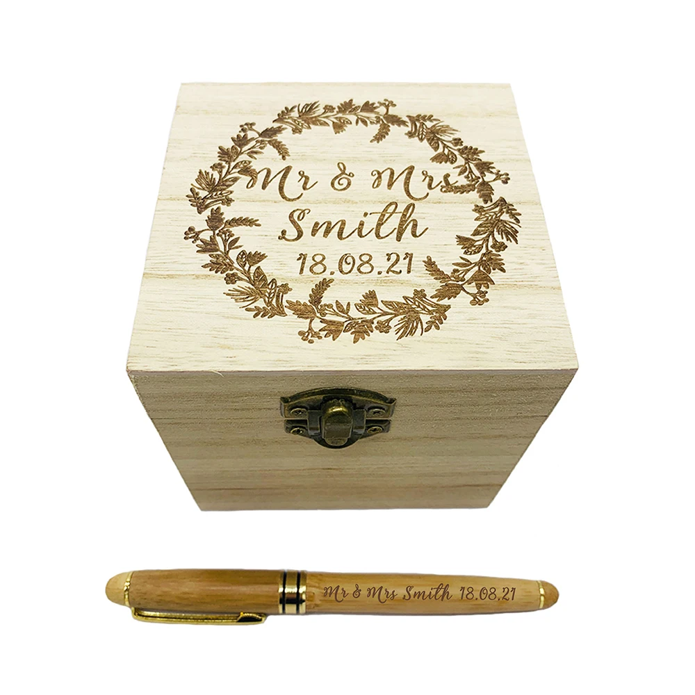 Индивидуальная Свадебная книга для гостей с сердцами индивидуальное имя дата