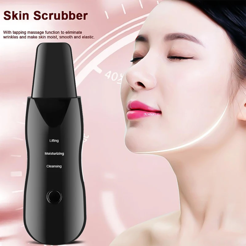 Фото USB Vibration Skin Scrubber Not Ultrasonic Face Spatula Blackhead Remover Facial Shovel Clean Peeling Massager Tool Dropship Красота и USB Vibration Skin Scrubber Not Ultrasonic Face Spatula Blackhead Remover Facial Shovel Clean Peeling Massager Tool Dropship Красота и