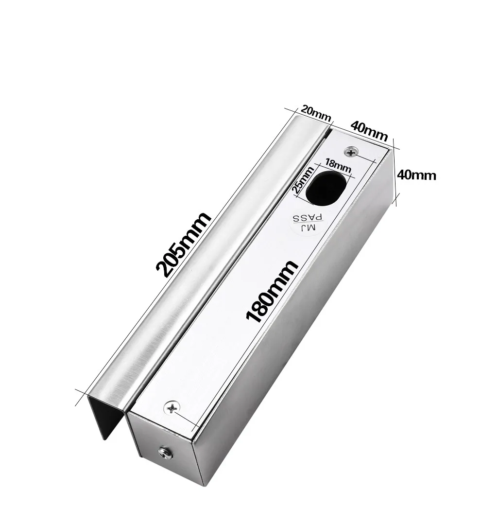 Зажим для дверного замка из нержавеющей стали использования в верхней и нижней