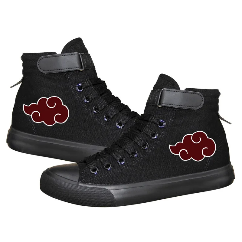 Мужские/женские холщовые кроссовки с аниме принтом дышащие для косплея Наруто и