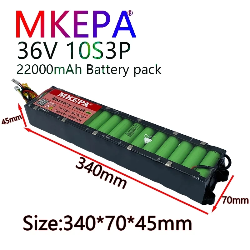 

Original 36V 22ah Battery for Special Battery Pack of Foxiaomi M365 Scooter 36V Battery22000mAH BMS Battery pack