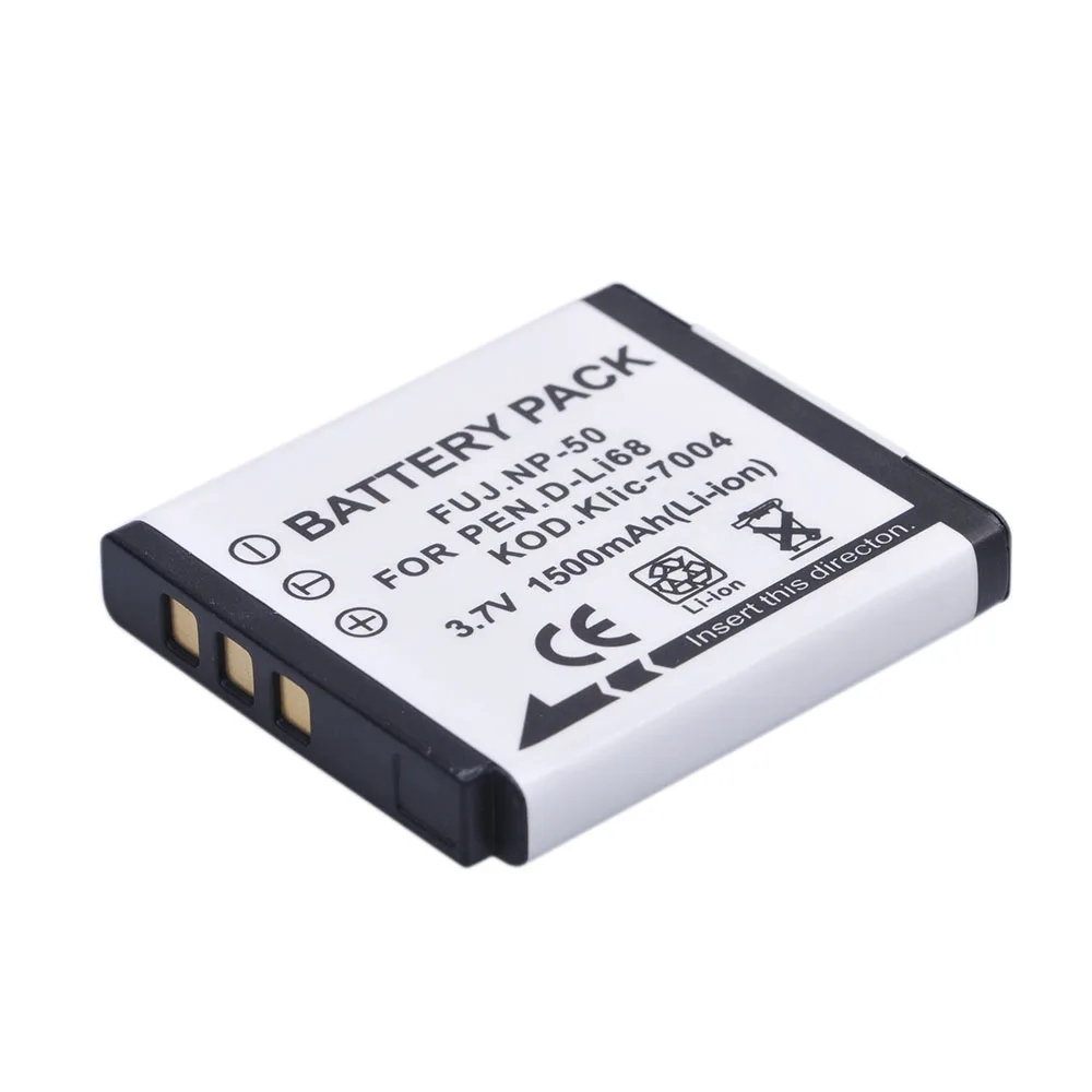 4 шт. NP 50 FNP50 NP50 KLIC 7004 D Li68 батареи для ЖК дисплея с подсветкой Fujifilm X10 X20 F50 F75 F665 F775 F900