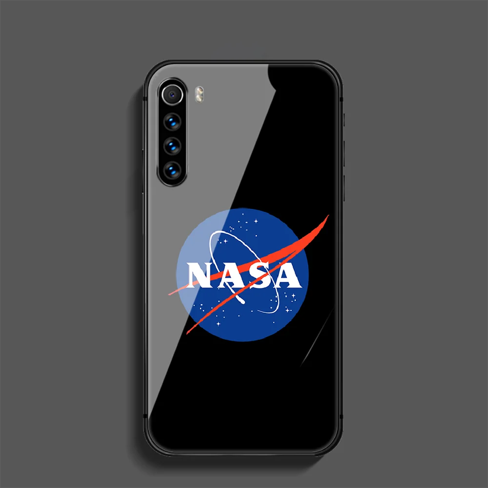 

Space Nasas Phone Tempered Glass Case Cover For Xiaomi Redmi Note 7 7A 8 8T 9 9S 9A 10 K20 K30 Pro Ultra Silicone Cover