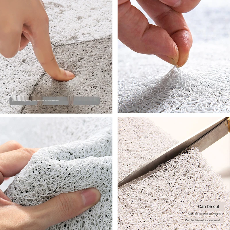 ПВХ Противоскользящий коврик для пола индивидуальных DIY ручные ножницы ковры Nordic