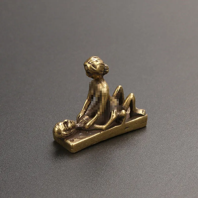 Медная Статуя сделай любовь для пары домашний декор креативные сексуальные