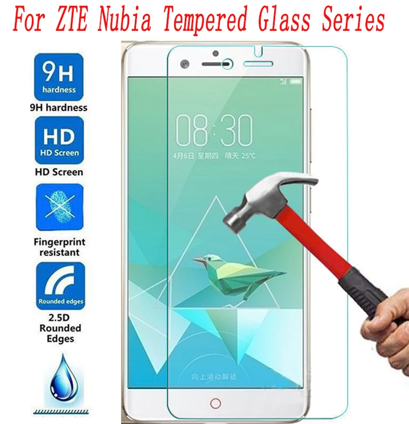 Закаленное стекло для защиты экрана телефона zte Nubia Red Magic Z18 mini Z17 miniS Z17s Z11 Z9 Max s