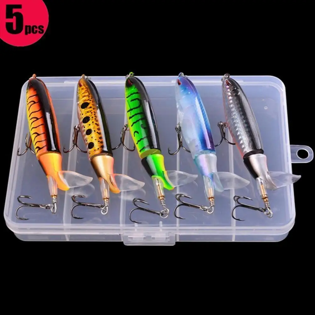 

Набор рыболовных приманок из АБС-пластика, 5 цветов, 5 шт.