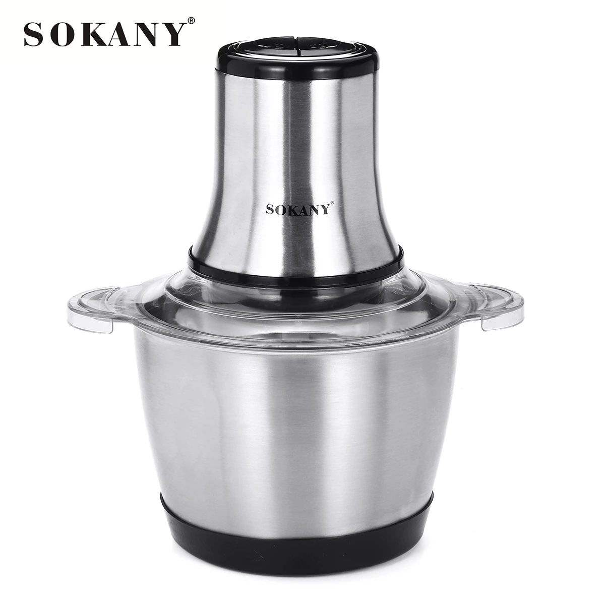 Электрическая мясорубка SOKANY 800 Вт 3 л 2 скорости нержавеющая сталь Электрический