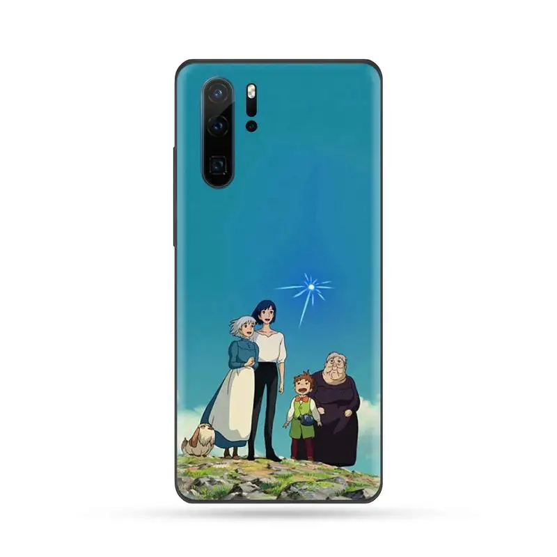

Studio Ghibli Howl's Moving Castle Phone Case For Huawei Mate 9 10 20 Pro lite 20x nova 3e P10 plus P20 Pro Honor10 lite