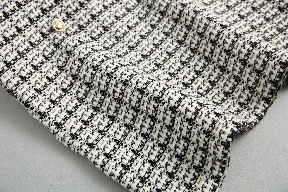 Шерхуре Высокая талия Женская трикотажная облегающая юбка винтажная клетчатая осенне-зимняя женская миди юбка Faldas Jupe Femme Saia