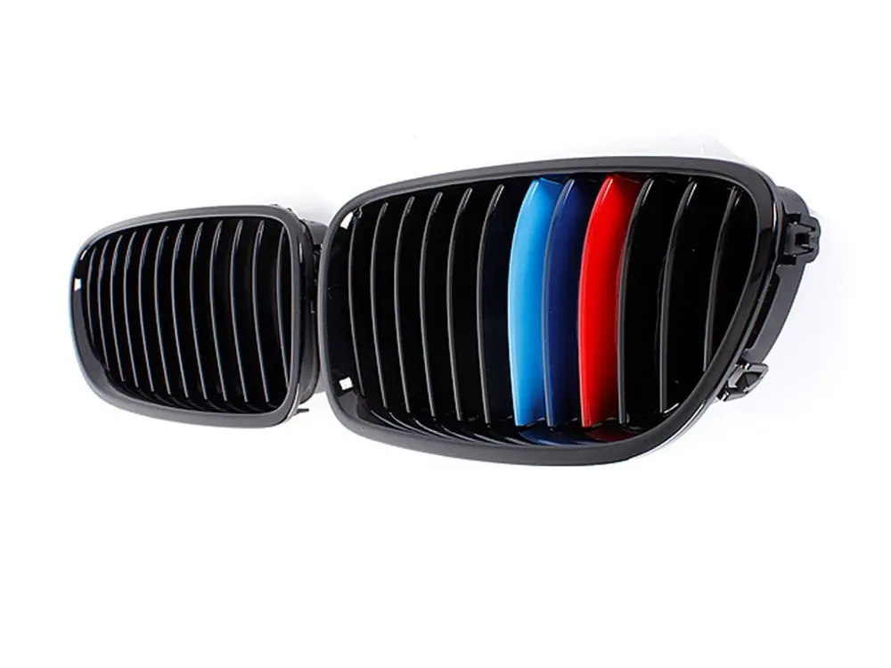 3 Цвет гриль вставные планки решетка пряжкой подходит 12 балки решетки для BMW 5
