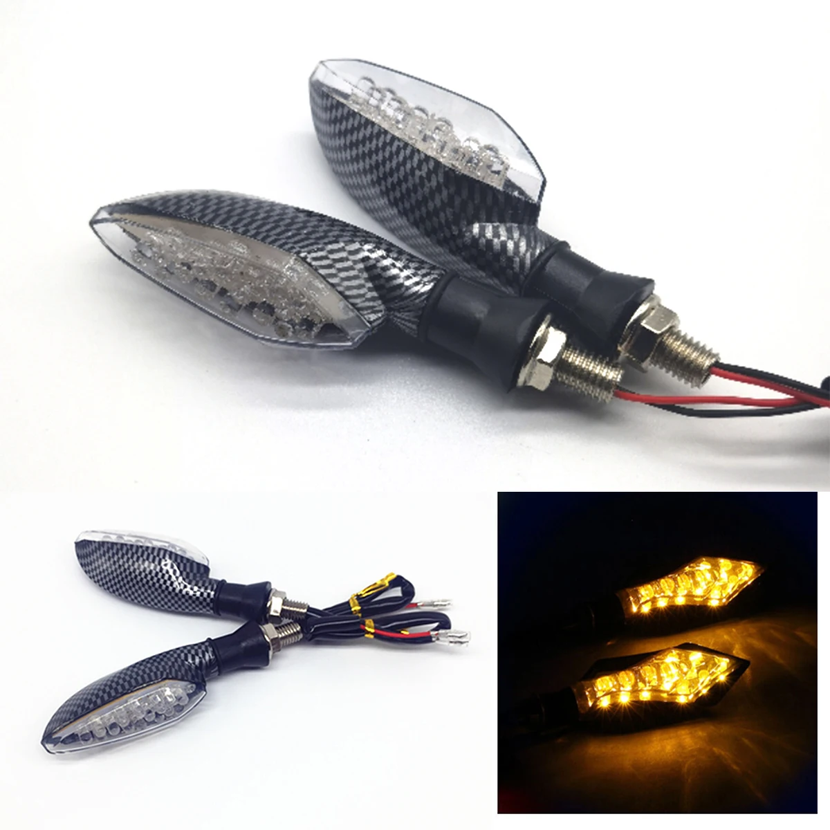 Universal Waterproofness 4 Pcs 16LEDs Motorbike Turn Signal Indicator Light Warning Lamp Strong Fit For Most Motorcycles | Автомобили и