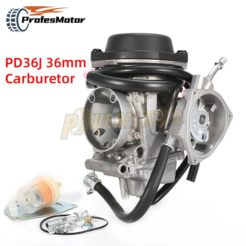 

Motorcycle Carburetor 36mm PD36J Carburador for ATV KFX 400 KFX400 2003~2006 UTV LTZ 400 LTZ400 Raptor 400 Kodiak 400 YFM400