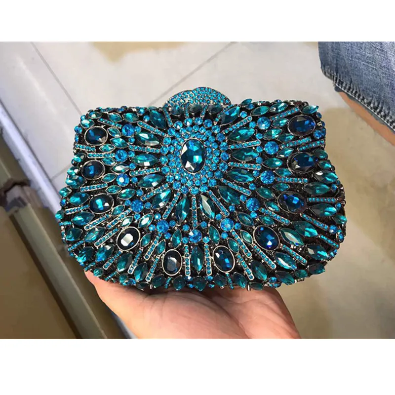 Модные женские свадебные вечерние сумки с кристаллами и бриллиантами Роскошные