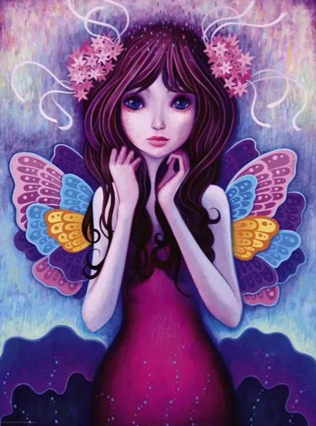 

Девушка 5D DIY наборы для алмазной живописи полный круглый бриллиант с AB дрель животных Цветочная мозаика вышивка художественные Декорации д...