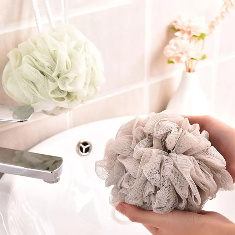 

4 шт. Экологичные шарики для ванной из полиэтилена, многоцветные сетчатые скребки для душевых ванн, мягкие чистящие принадлежности для ванн...