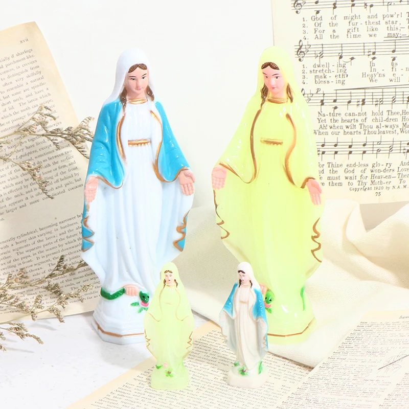 Католический Статуя Девы Марии рисунок ручной работы фигурка религиозные