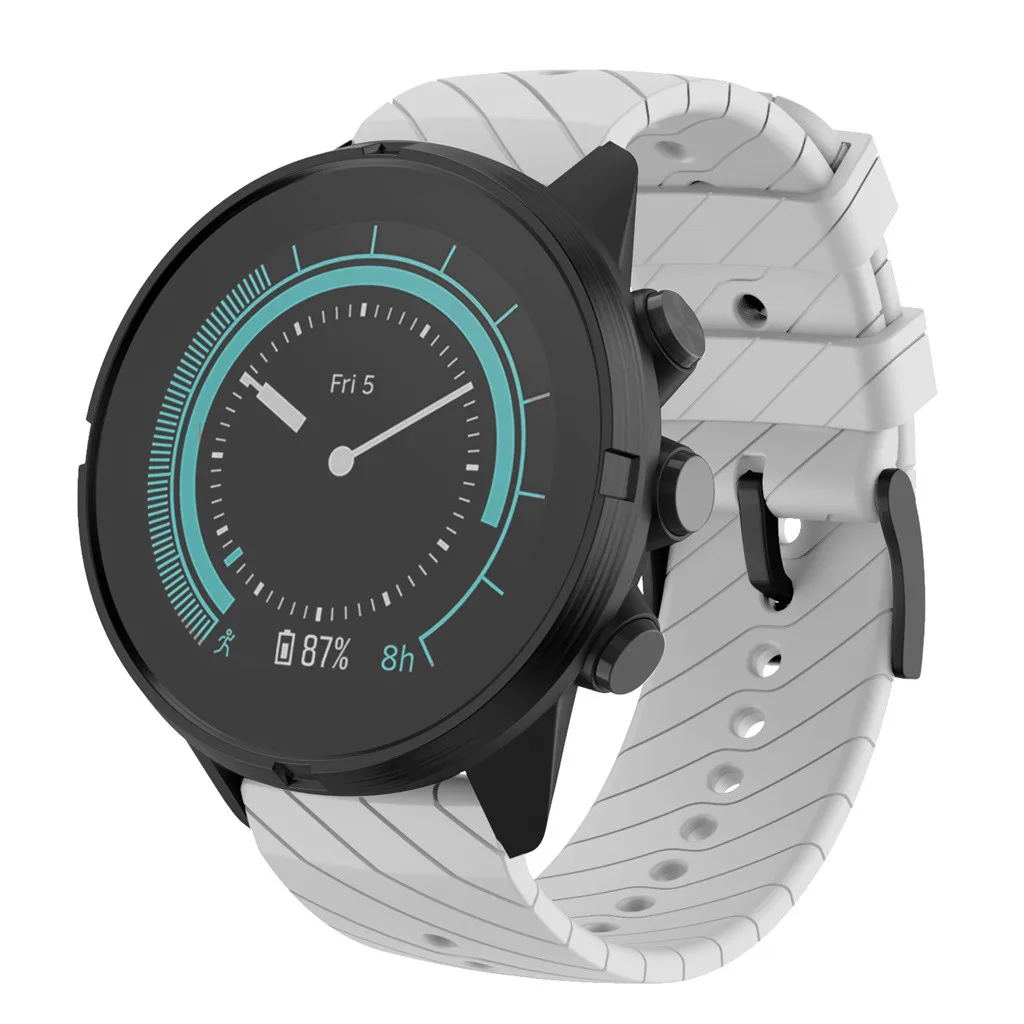 Спортивный мягкий силиконовый сменный ремешок для Suunto 9/9 Baro, медный ремешок для часов, наручный ремень, 6 цветов, 19Nov06