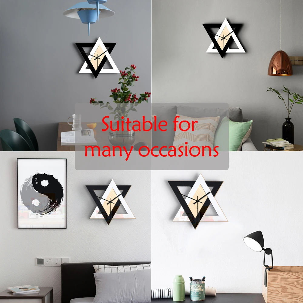 

Wall Clock New Nordic Personality Black and White Simple Wall Clocks Vintage Mute Minimalist Decorative Clock Home Hanging