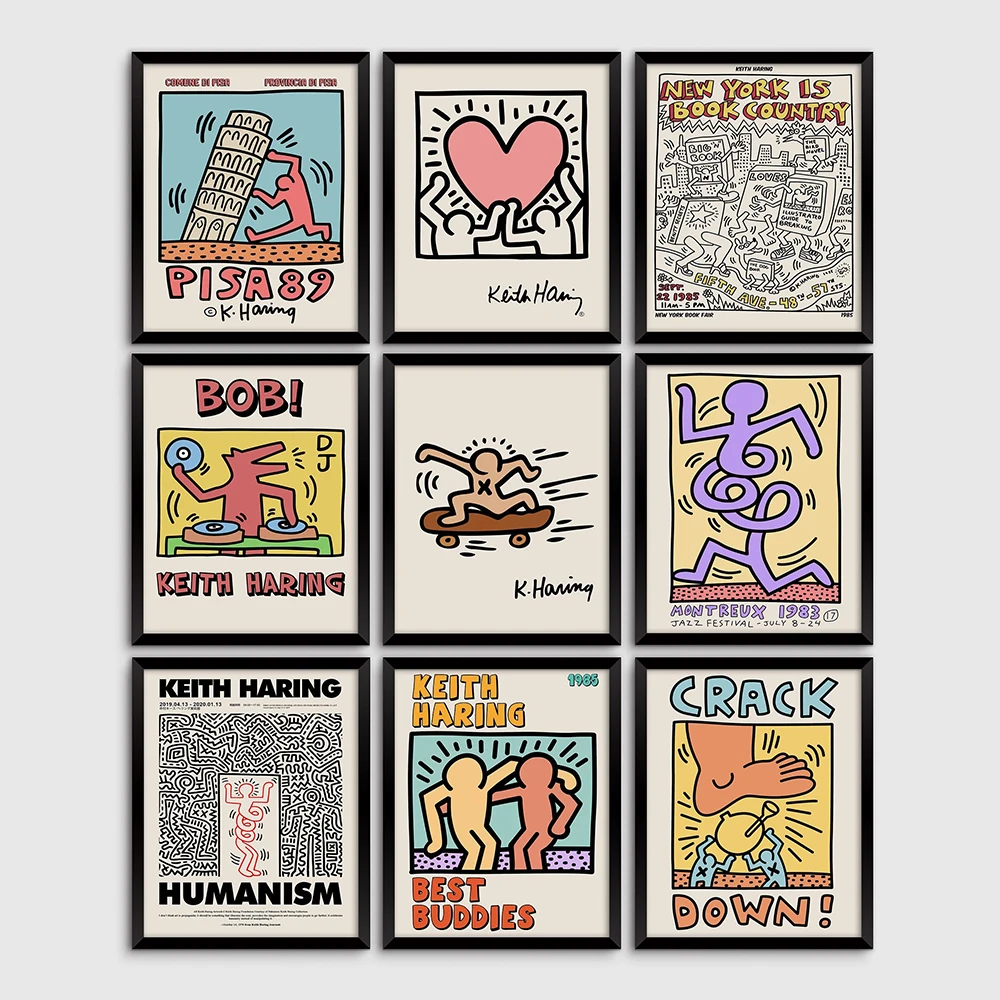 Кит арт выставочный постер Пиза Абстрактная Картина на холсте винтажный рисунок