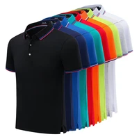 new mens golf sports shirt breathable golf wear lapel golf clothing leisure short sleeve fitness perspiration running t shirt