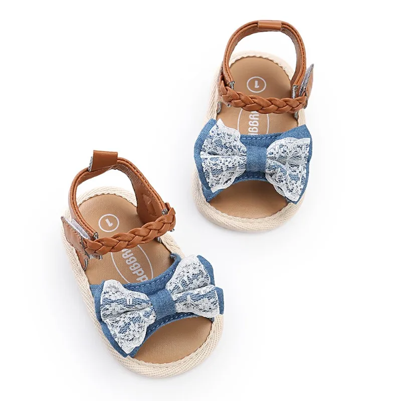 

Soft Sole PU Baby girls Canvas bow First Walkers Shoes Fashion summer Prewalkers First walker toddler moccasins