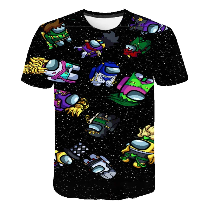 

2021 hot selling children summer short sleeved T-shirt boys and girls we middle game boys T-shirt casual short sleeved shirt