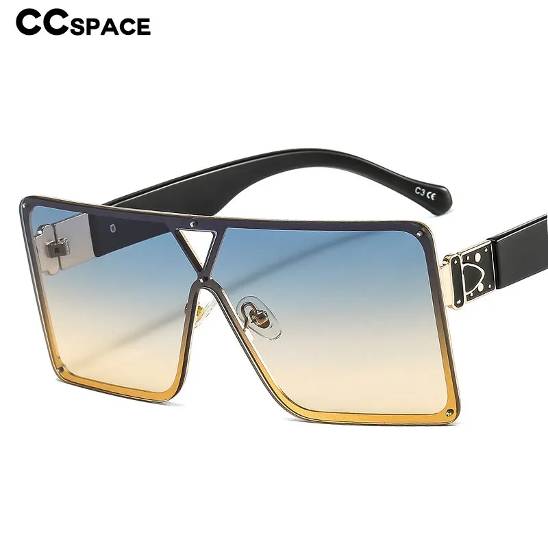 49193 большие квадратные очки-люкс Солнцезащитные очки мужские и женские Модные