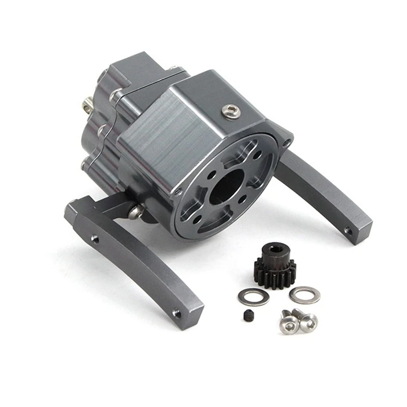 

Prefixal Gearbox Front Motor Transmission Gear Box For 1/10 RC Crawler Car Axial SCX10 & SCX10 II 90046 Parts