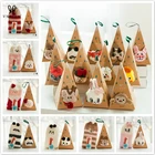 Милые рождественские носки с изображением животных, оленя, подарок 3D, пушистые коралловые бархатные плотные теплые зимние носки для женщин, новогодний подарок, Сокс с коробкой