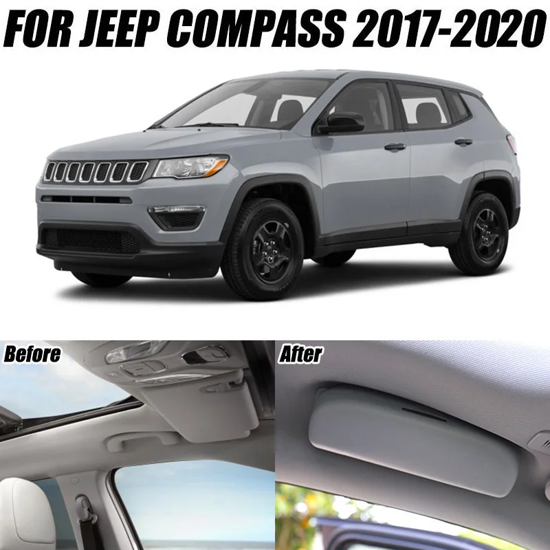 Чехол для солнцезащитных очков из АБС пластика держатель чехол хранения Jeep Compass MP