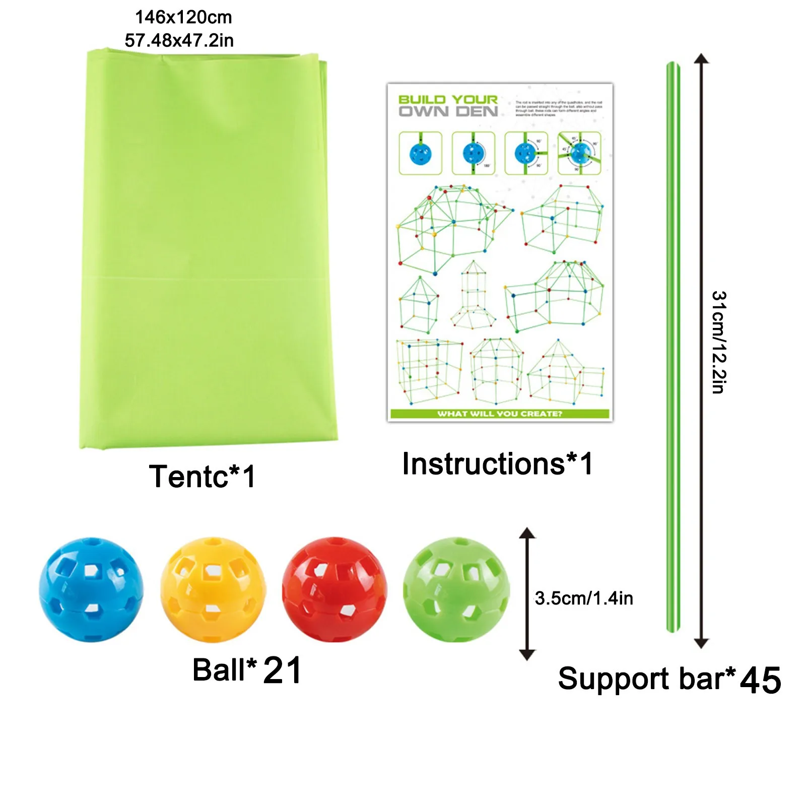 3d Пазлы 40 # палатка с бусинами для дома и улицы детская сделай сам игровой домик