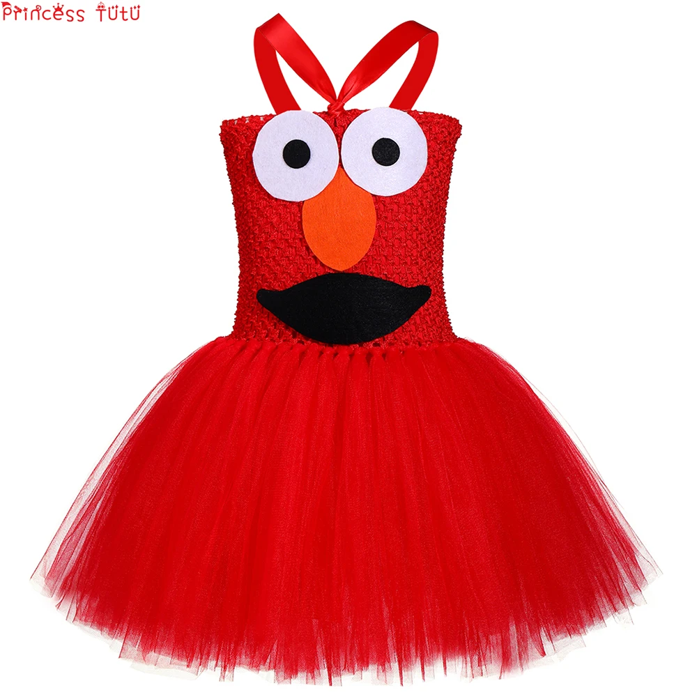 Красный Карнавальный Костюм печенья с монстрами на Хэллоуин платье-пачка для