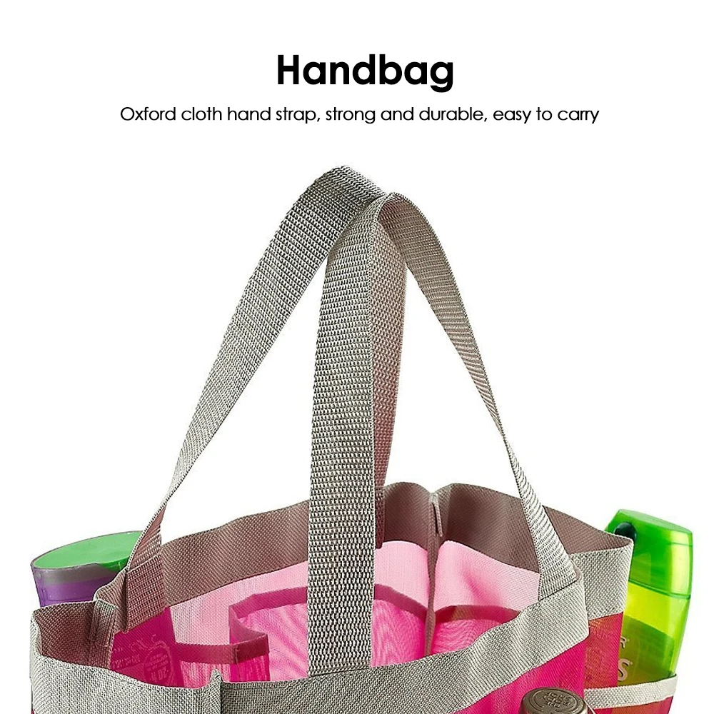 Портативная быстросохнущая Сумка-тоут для душа подвесная сетчатая сумка