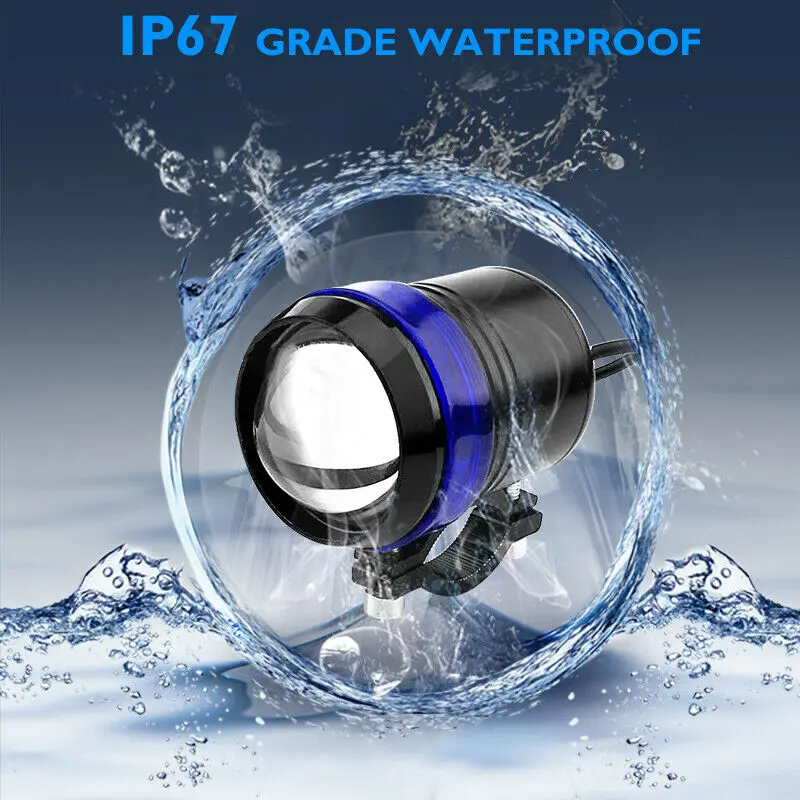 

Rustproof Angel Eye bulb Flashing High/low beam With Switch Waterproof