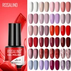 Гель ROSALIND полуперманентный для маникюра, средство для полировки ногтей, базовое и верхнее покрытие, удаляемое замачиванием, 7 мл
