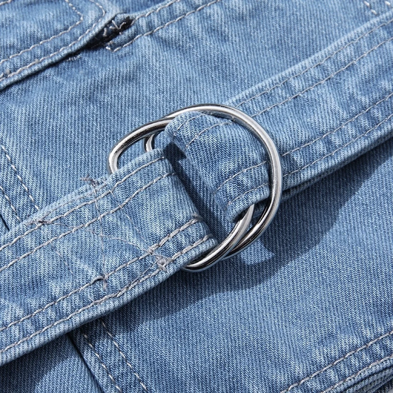 Универсальный Джинсовый корсет трендовый ремень высокой моды для женщин