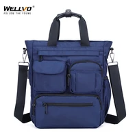 multifunction men handbag waterproof mens handbag large crossbody shoulder bags business office messenger bag back pack xa668c