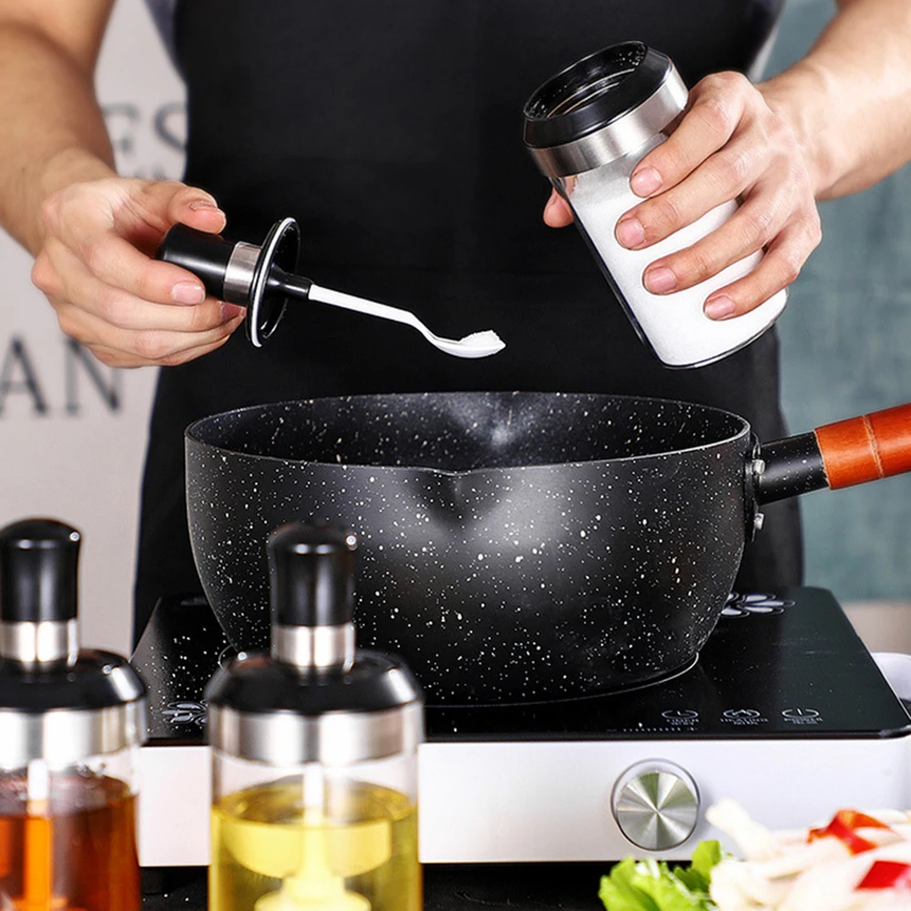 1 шт. баночки для специй горшок приправа соль перец бутылка хранения с ложкой