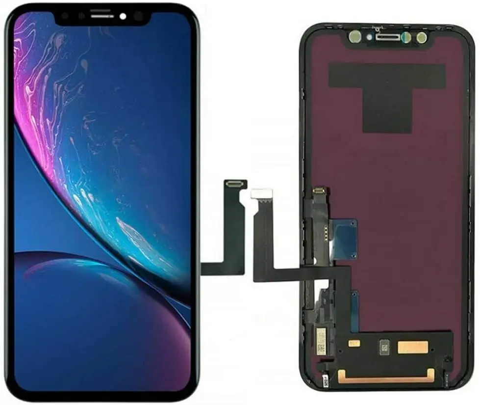 Сменный ЖК дисплей с сенсорным экраном и дигитайзером для iPhone XR 6 1 дюйма черный 5