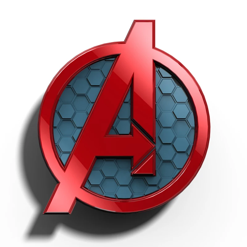 

Acecorner Avengers Logo Wall Lamp 3D LED Creative Night Light Legend Marvel Bedroom Living Room Decoration for New Year Kid Gift