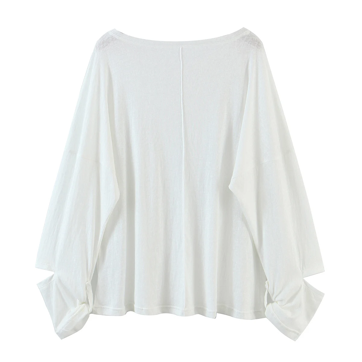 

2021 Women Spring Summer T-Shirts Oversize Solid Bottoming Long Sleeve Wild Korean Minimalist Style