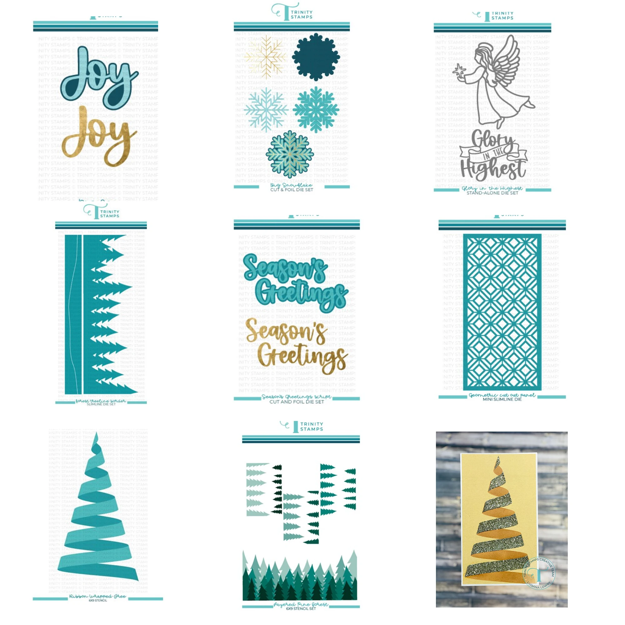 

2021 New Diy Gift Ribbon Rotating Wraps Tree Glory Geometric Metal Cutting Dies Scrapbook Photo Album Decoration Craft Stencil